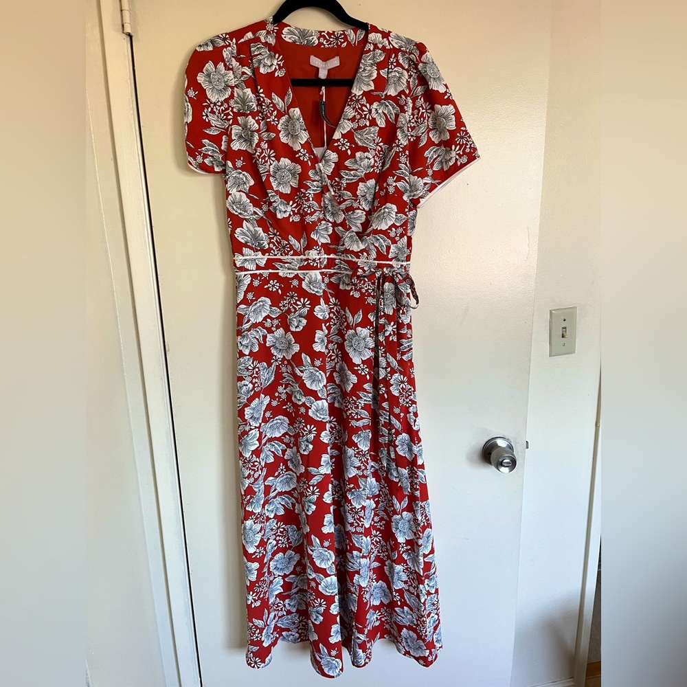 Chelsea 28 Floral Maxi Dress small NWT